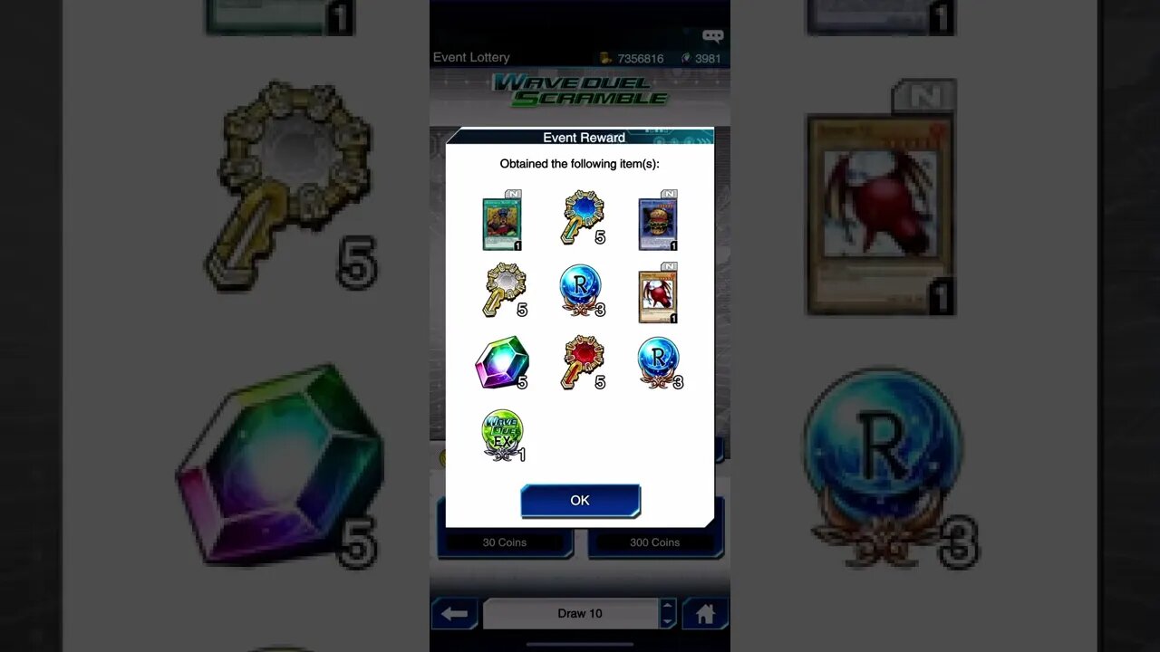 Yu-Gi-Oh! Duel Links - Wave Duel Scramble July 2022 x Final Card Lottery Draws