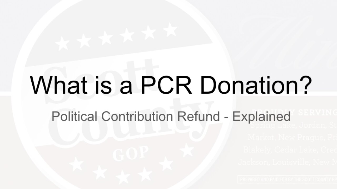 Political Contribution Refund (PCR)