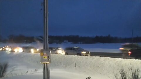 Canadian Freedom Convoy Early Mornin