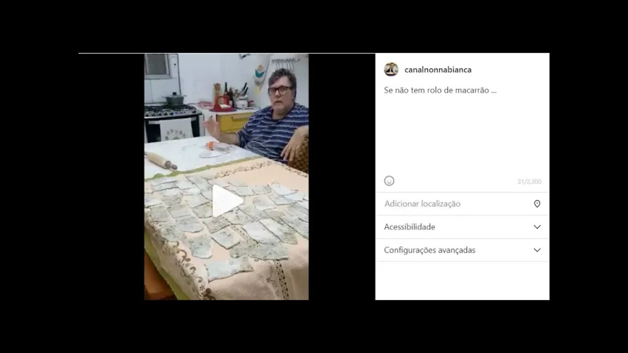 Fazendo lasagna verde para a mamma