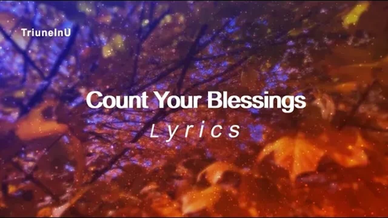 Count Your Blessings Lyrics