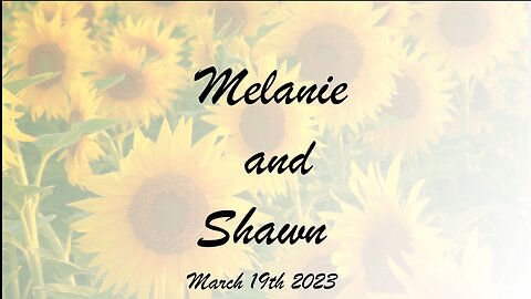 Melanie & Shawn's Wedding Video