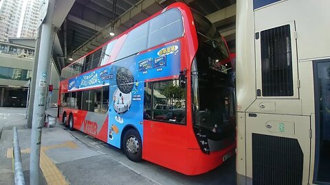 [屯尖大循環]九巴E6X34行走260X往寶田改道行車片段