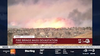 Flames from Boulder County wildfire overtake neighborhood