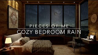 Cozy Bedroom Rain | Rain & Thunder Sounds 1 hour