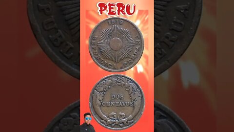 Peru 2 Centavos 1919.#shorts #education #coinnotesz