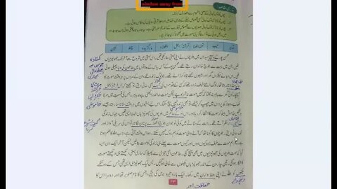Class 6th Urdu 22 06 2020