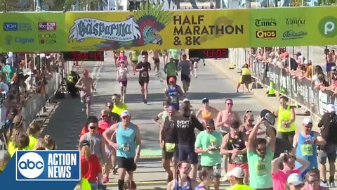 03:54-03:59 Sunday | Publix Gasparilla Distance Classic Finish Line