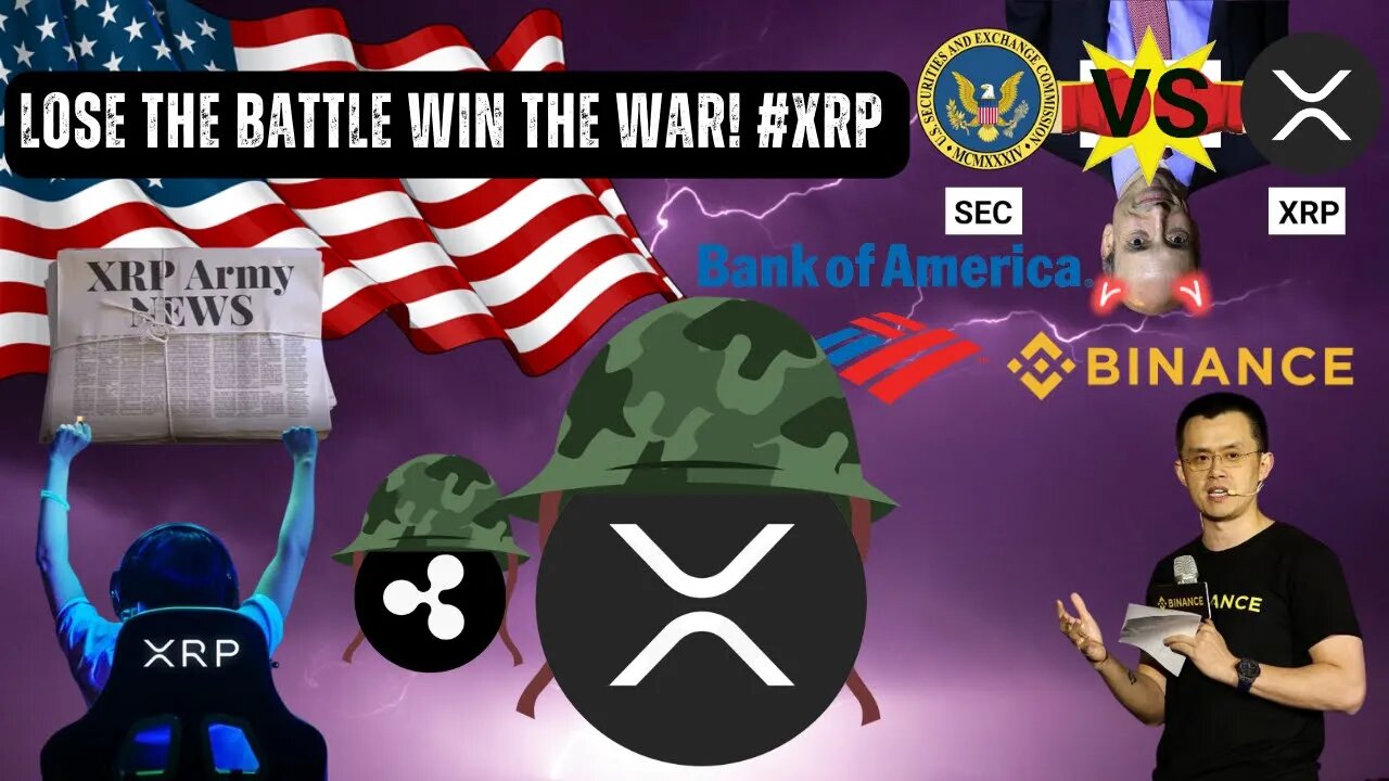 LOOSE THE BATTLE WIN THE WAR #XRP #CRYPTO