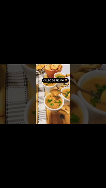 CALDO DE FEIJÃO 🥣😋 | Receitas #Shorts