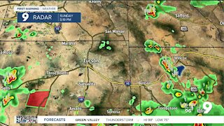 Sunday storm activity