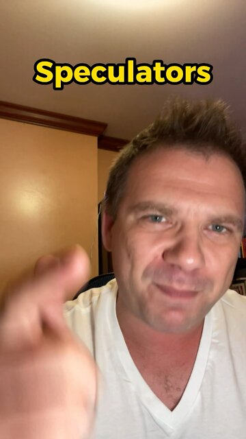 Speculators are NOT investors. {Subscribe for Full Video}