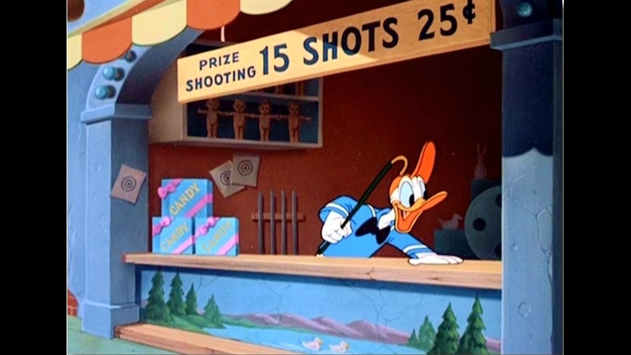 Donald Duck Cartoon - Straight Shooters👈🏻🤪🤪