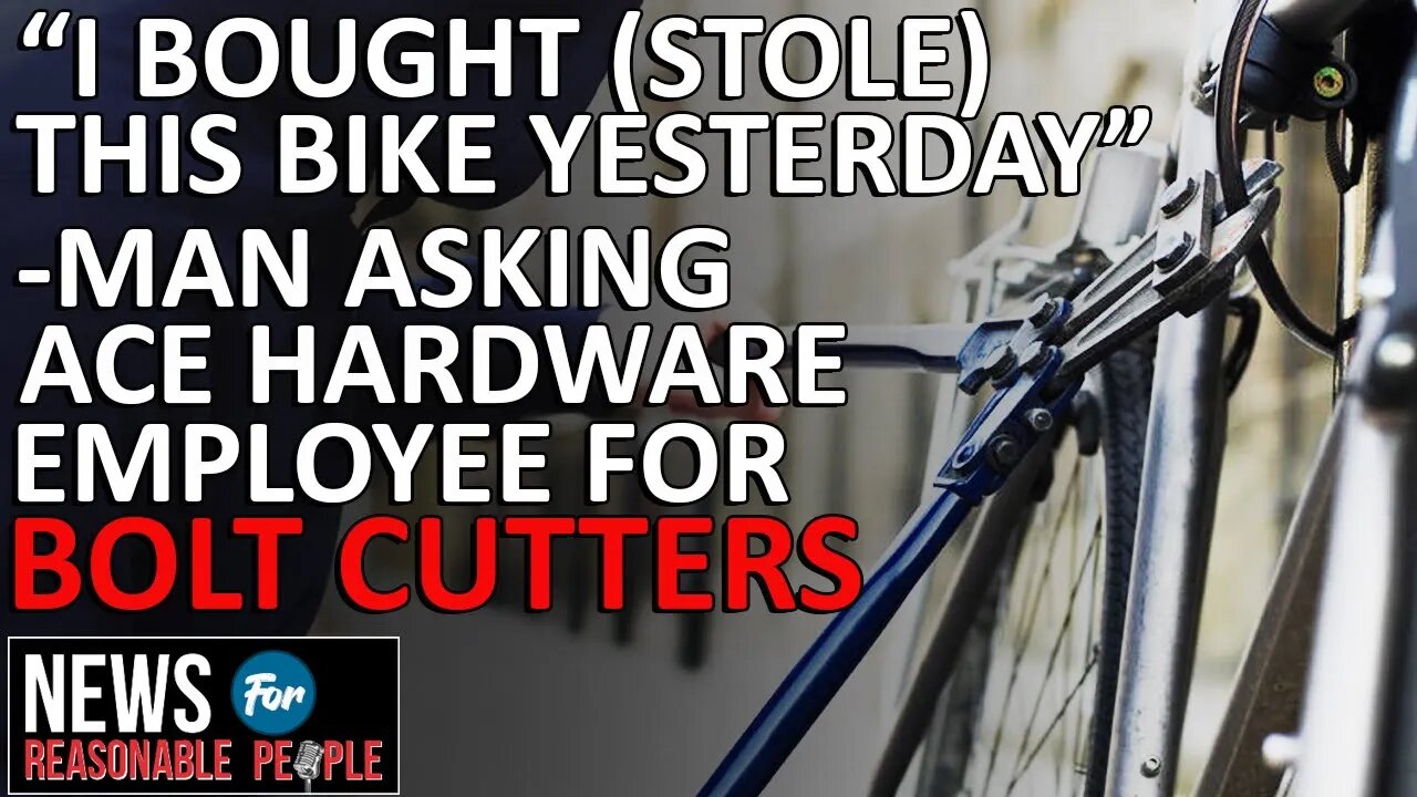 Seattle Ace Hardware Store REFUSES to give man bolt cutters to cut chain off stolen bike