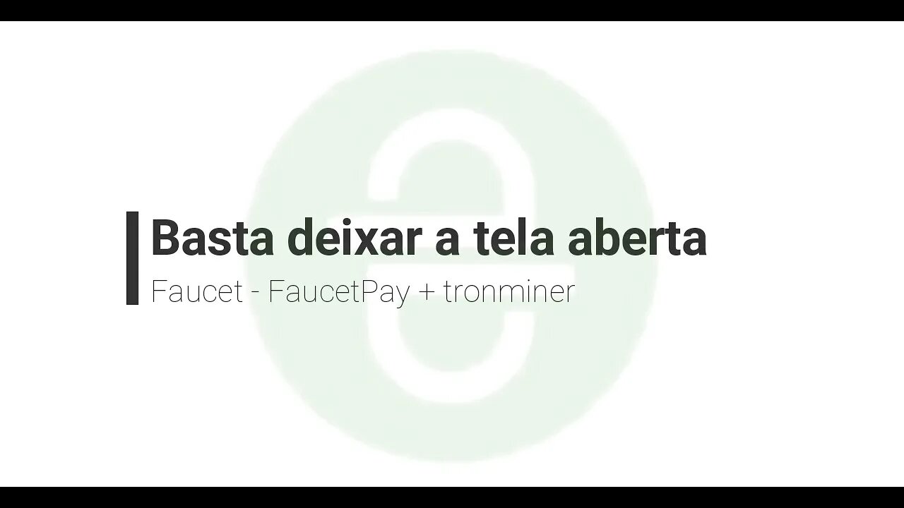 Faucet - FaucetPay + Tronminer (Facil que nem plantar batata) e 3000TRX no dia 20/08/21