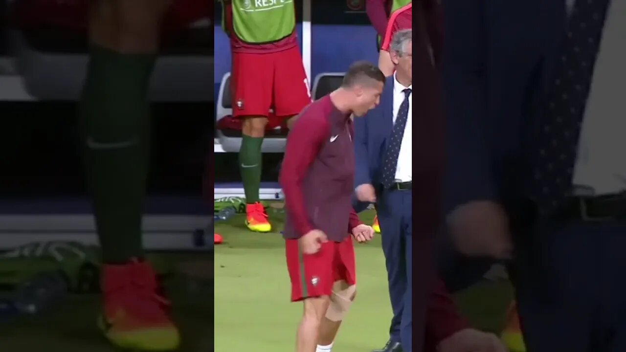 The day when Cristiano Ronaldo lead Portugal to win Euro 2016 as a Trainer V France in the final 😱👑