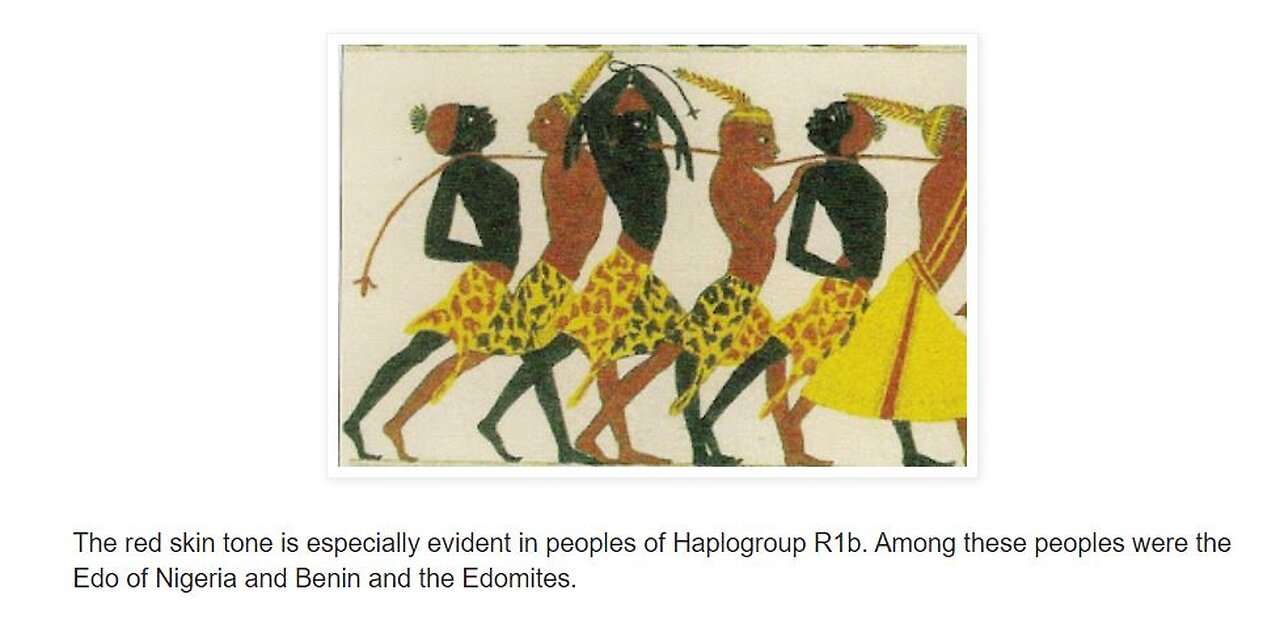 Edomites and the Color Red