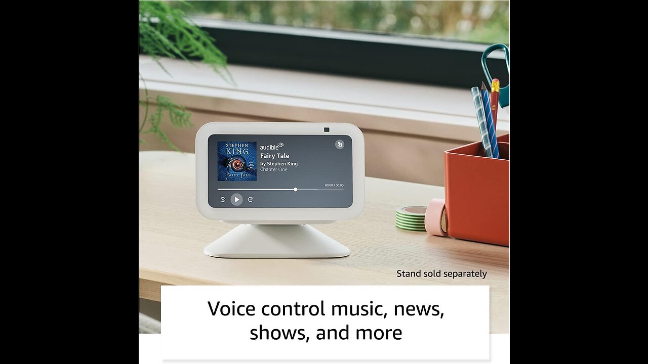 All-new Echo Show 5 (3rd Gen, 2023 release) | Smart display and alarm clock with clearer sound