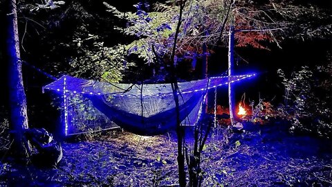 Hammock Camping By A Stream