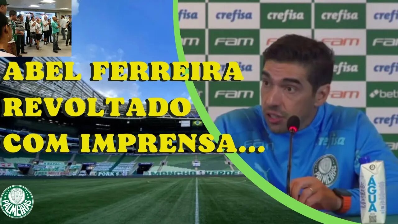 Abel Ferreira em Coletiva Palmeiras 1 x 0 Cuiabá | 19/07/22 | desabafa sobre jornalistas