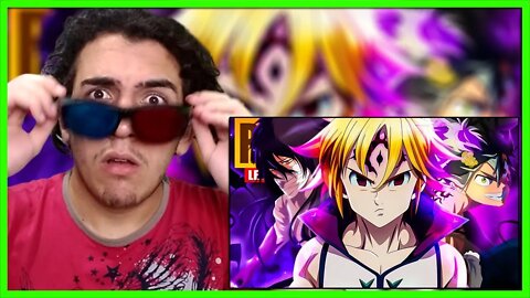 Rap do Asta, Ichigo e Meliodas (AnimeVibe) | SOMBRAS DO MEU CORAÇÃO | LexClash [ React ]