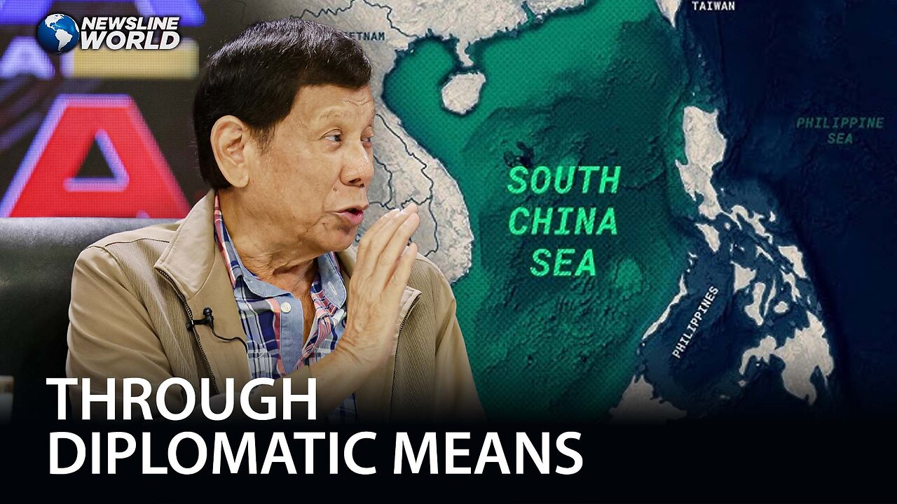 South China Sea issue can be resolved through diplomacy –Former President Duterte