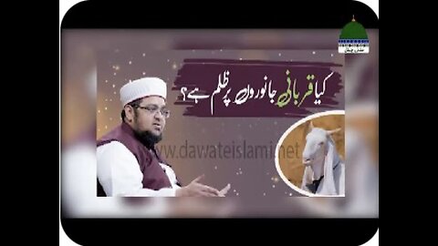 Kia Qurbani Janwaron Par Zulm Hai? / Mufti Qasim Attari / Dawateislami