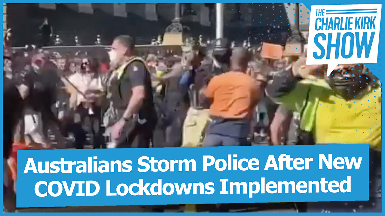 Australians Storm Police After New COVID Lockdowns Implemented