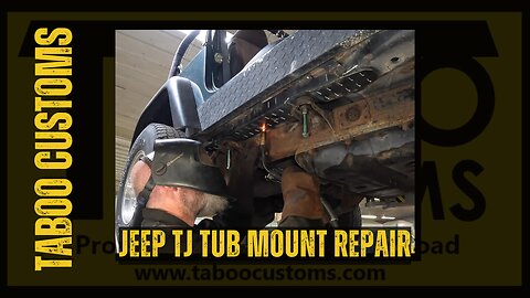 Jeep TJ Wrangler 2nd & 3rd Tub Mount Repair Kit Installation