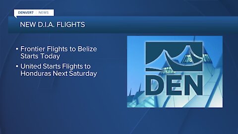 DIA starts new international flights