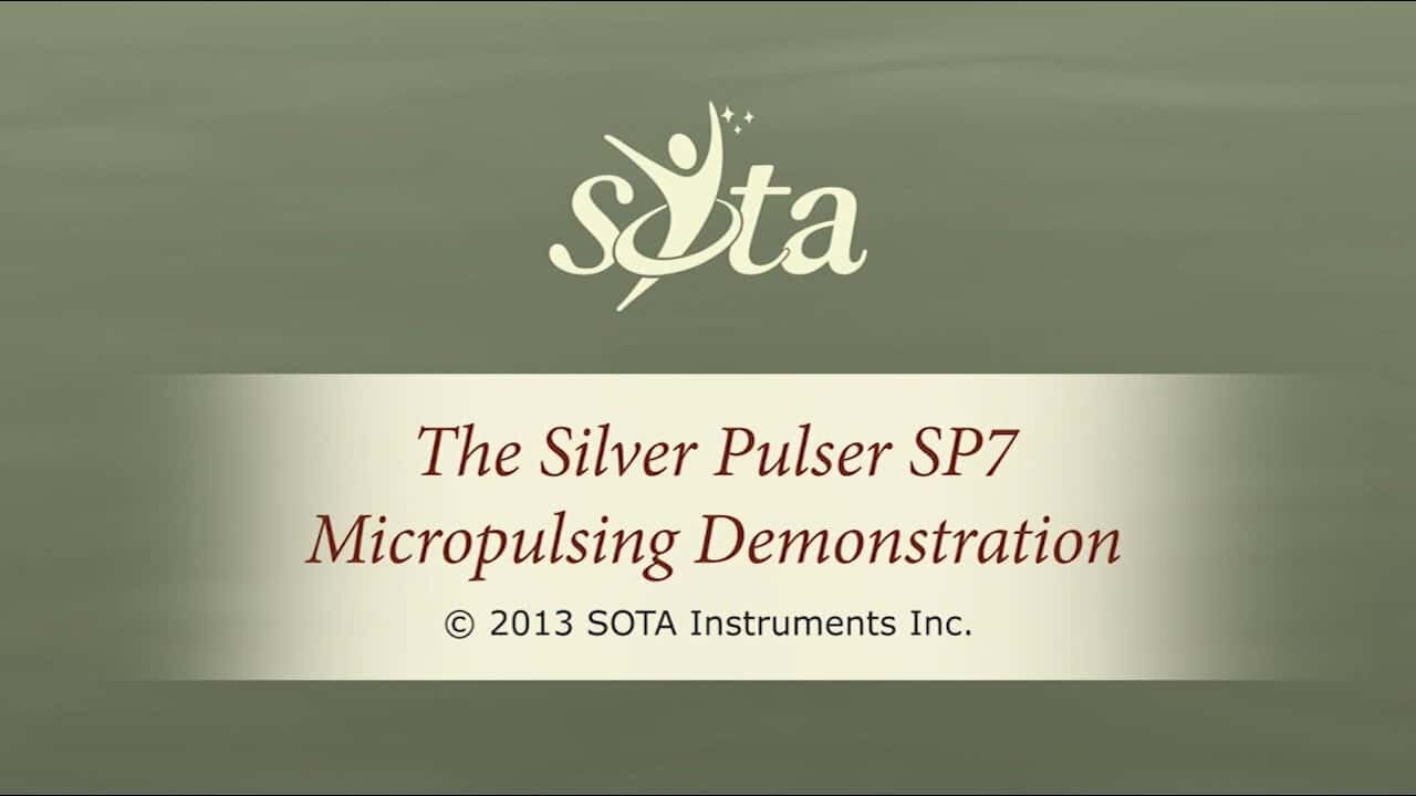 SOTA Silver Pulser - Model SP7 - Micropulsing Demonstration