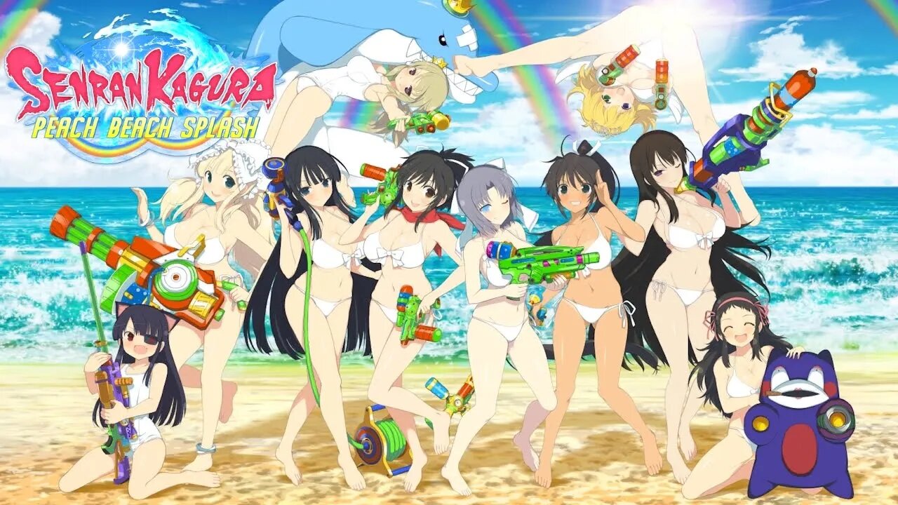 Senran Kagura: Peach Beach Splash - Anime Intro (PS4)