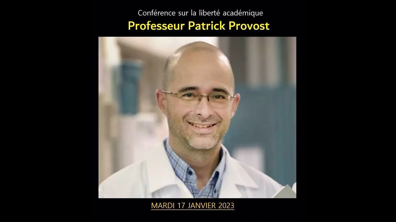 Conférence sur la liberté académique Patrick provost