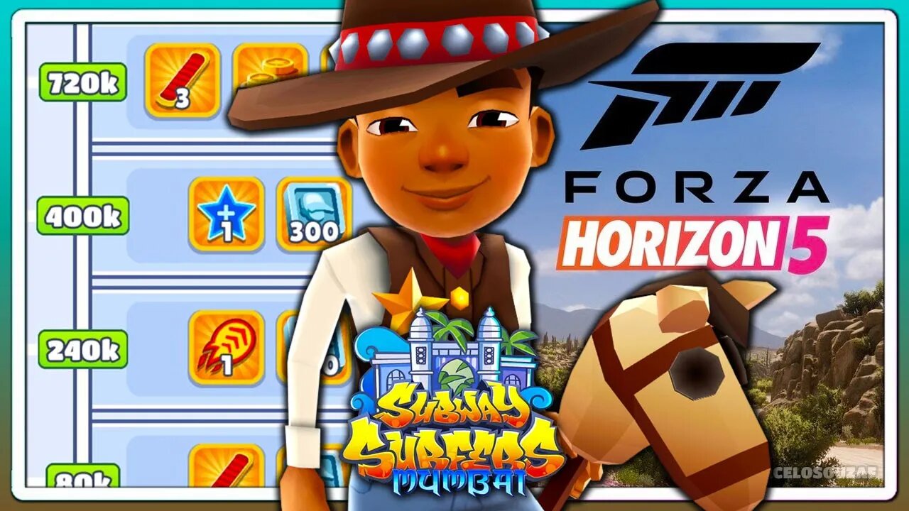 Subway Surfers Mumbai 2021 | Mapa do Forza Horizon 5 é Gigante | Recorde com Wayne