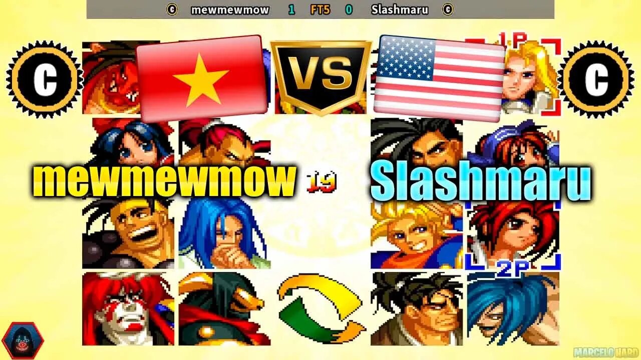 Samurai Shodown IV (mewmewmow Vs. Slashmaru) [Vietnam Vs. U.S.A.]