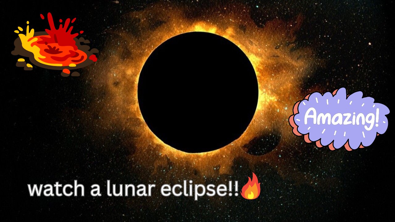 watch a live lunar eclipse recorded by NASA !