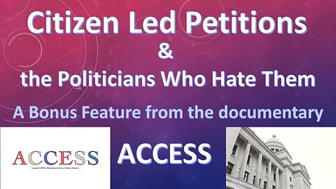 TIM JACOB: Citizens Initiatives and the Politicians Who Hate Them - Especially Term Limits