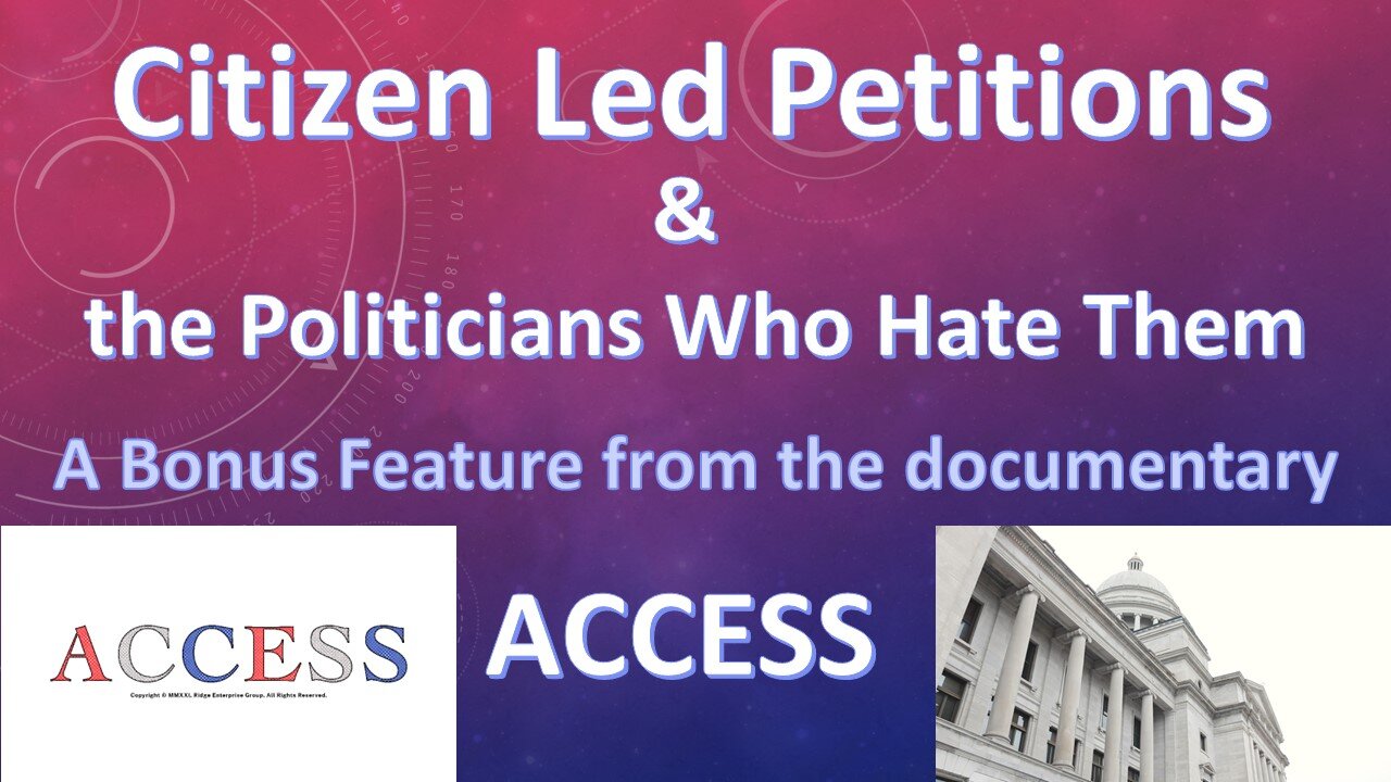 TIM JACOB: Citizens Initiatives and the Politicians Who Hate Them - Especially Term Limits
