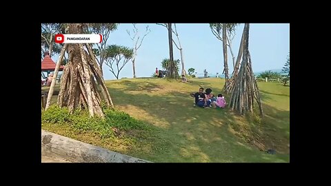 info Pantai Batu Hiu Sabtu 7 Mei 2022 || Ramai Di Datangi Pengunjung wisatawan