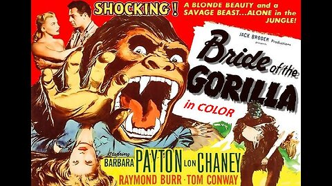 BRIDE OF THE GORILLA 1951 in COLOR Jungle Plantation Manager Cursed to Become a Gorilla FULL MOVIE