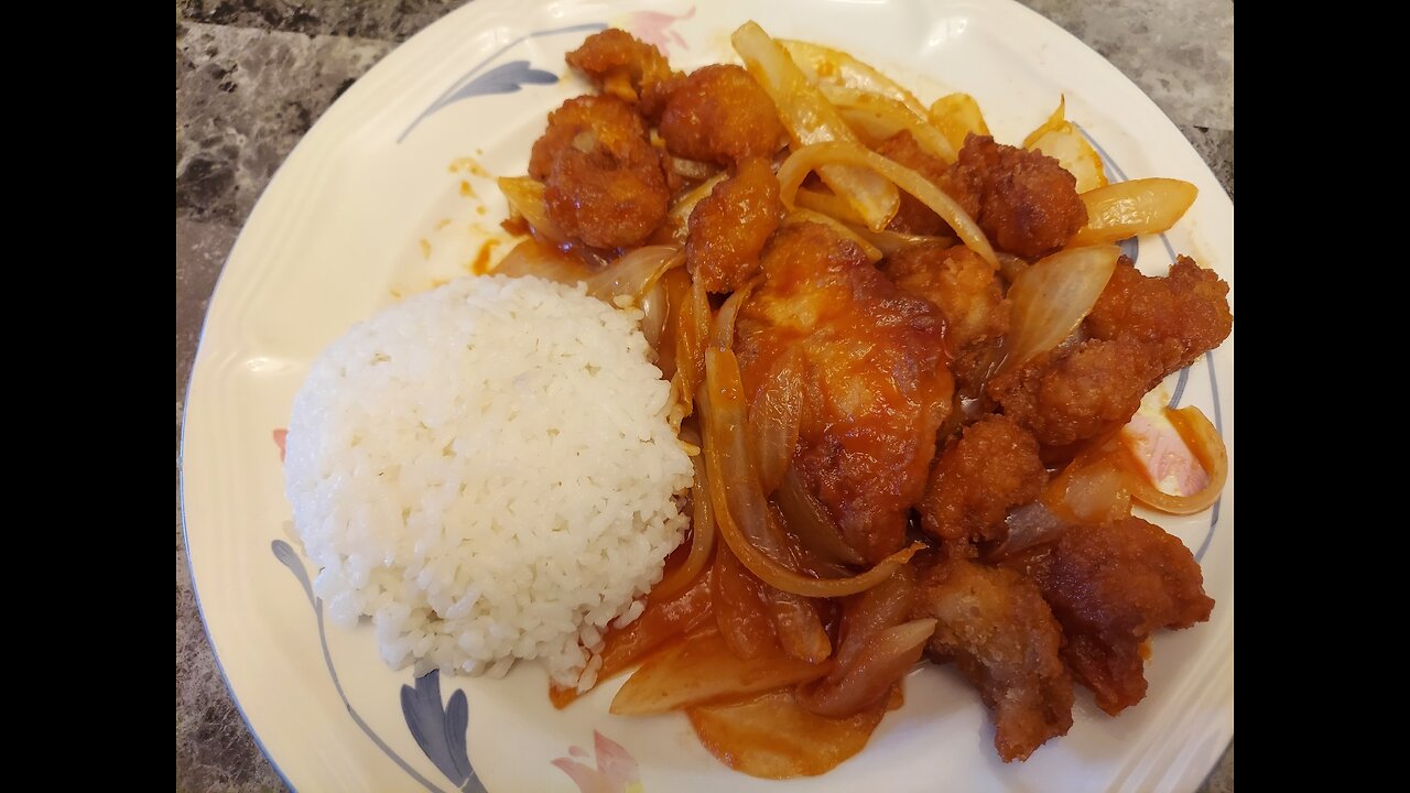 Sweet and sour seafood 糖醋海鮮