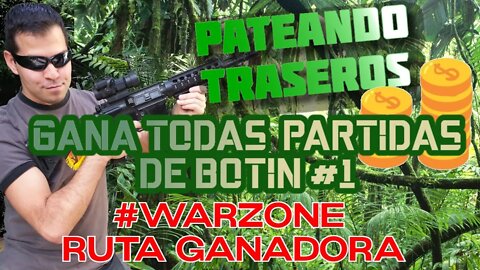 CALL OF DUTY WARZONE #1 - ¿Cómo Ganar? Ruta Ganadora 2.0 (Para salir #1 #Botín) 4 vs 🌐 🏆 - TecnoGx