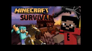 MINECRAFT:Reconstrução da vila!! sobrevivência
