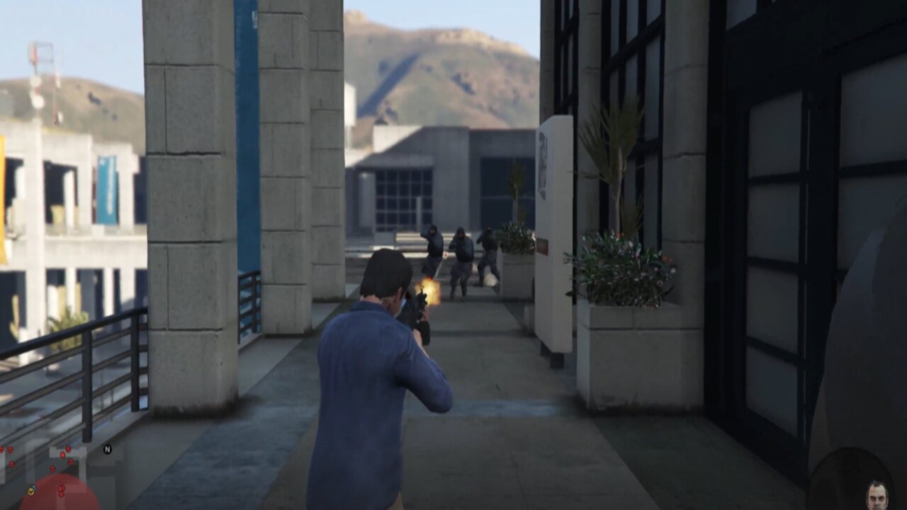 Killing FIB TEAM IN GTA5