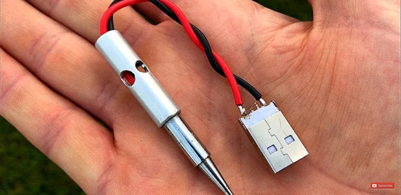 Make SOLDERING IRON Using 12v charger