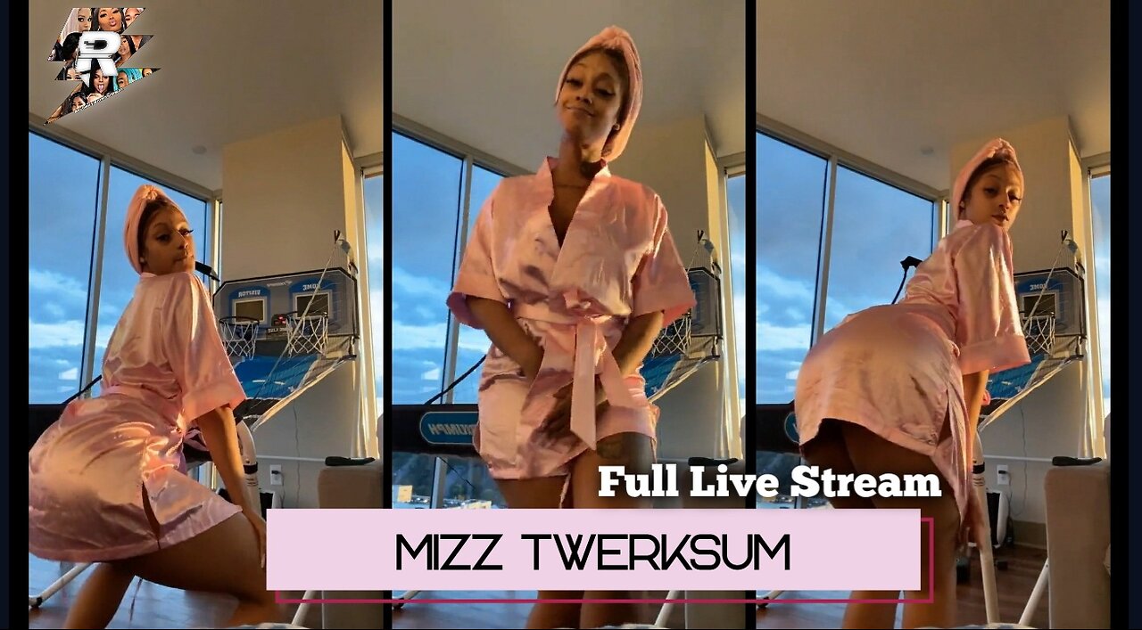 Mizz Twerksum Twerking in robe