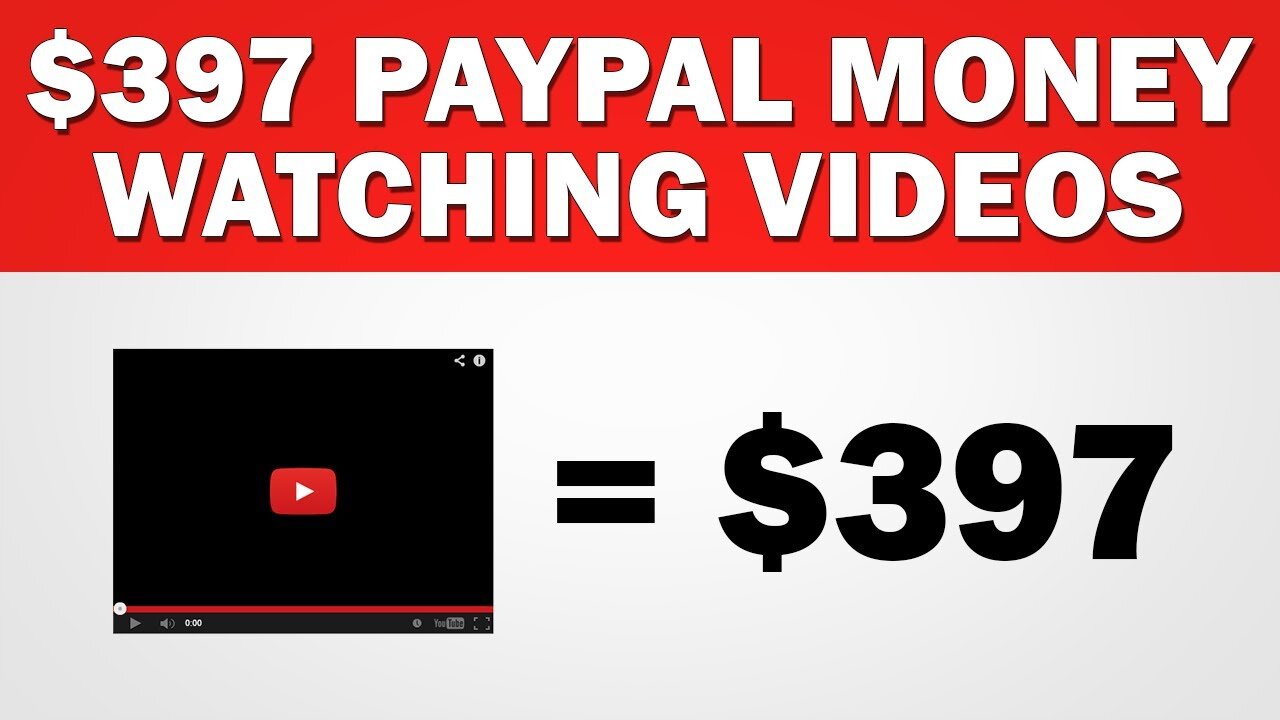 Make $397 In FREE PAYPAL MONEY For Watching Videos! [Make Money Online]