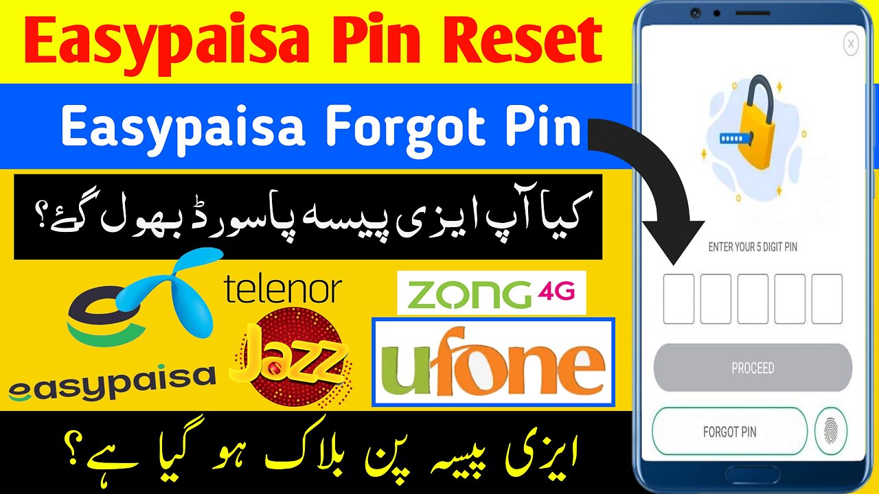 Easypaisa PIN Reset | Easypaisa Forgot PIN | How to Unblock Easypaisa PIN