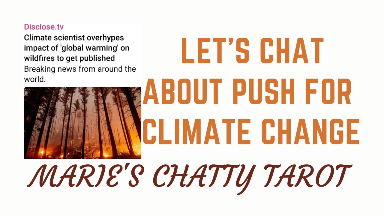 Let's Chat About The Push For Climate change