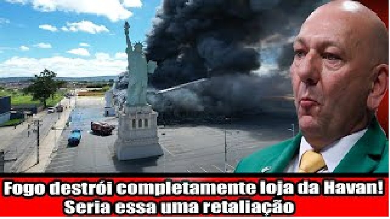 Fogo destrói completamente loja da Havan! Seria essa uma retaliação